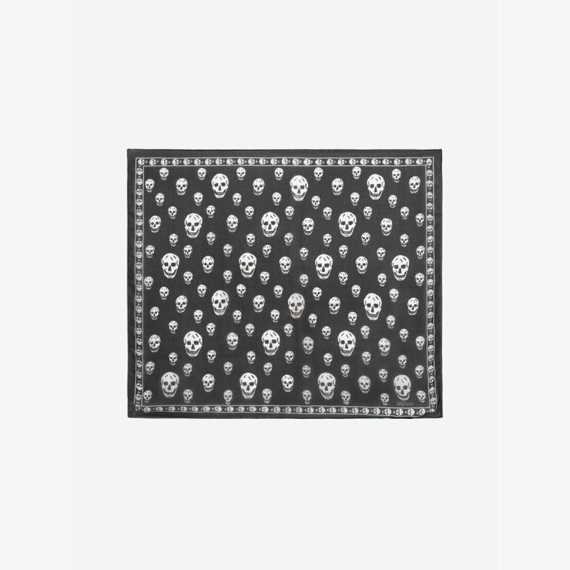 ALEXANDER MCQUEEN - Classic Silk Skull Scarf - Item 5577173052Q9260